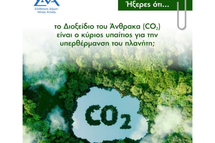 Ήξερες ότι... το Διοξείδιο του Άνθρακα (CO₂) είναι ο κύριος υπαίτιος για την υπερθέρμανση του πλανήτη;