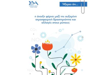 Ήξερες ότι... η άνοιξη φέρνει μαζί της αυξημένη ατμοσφαιρική δραστηριότητα και αλλαγές στους ρύπους;